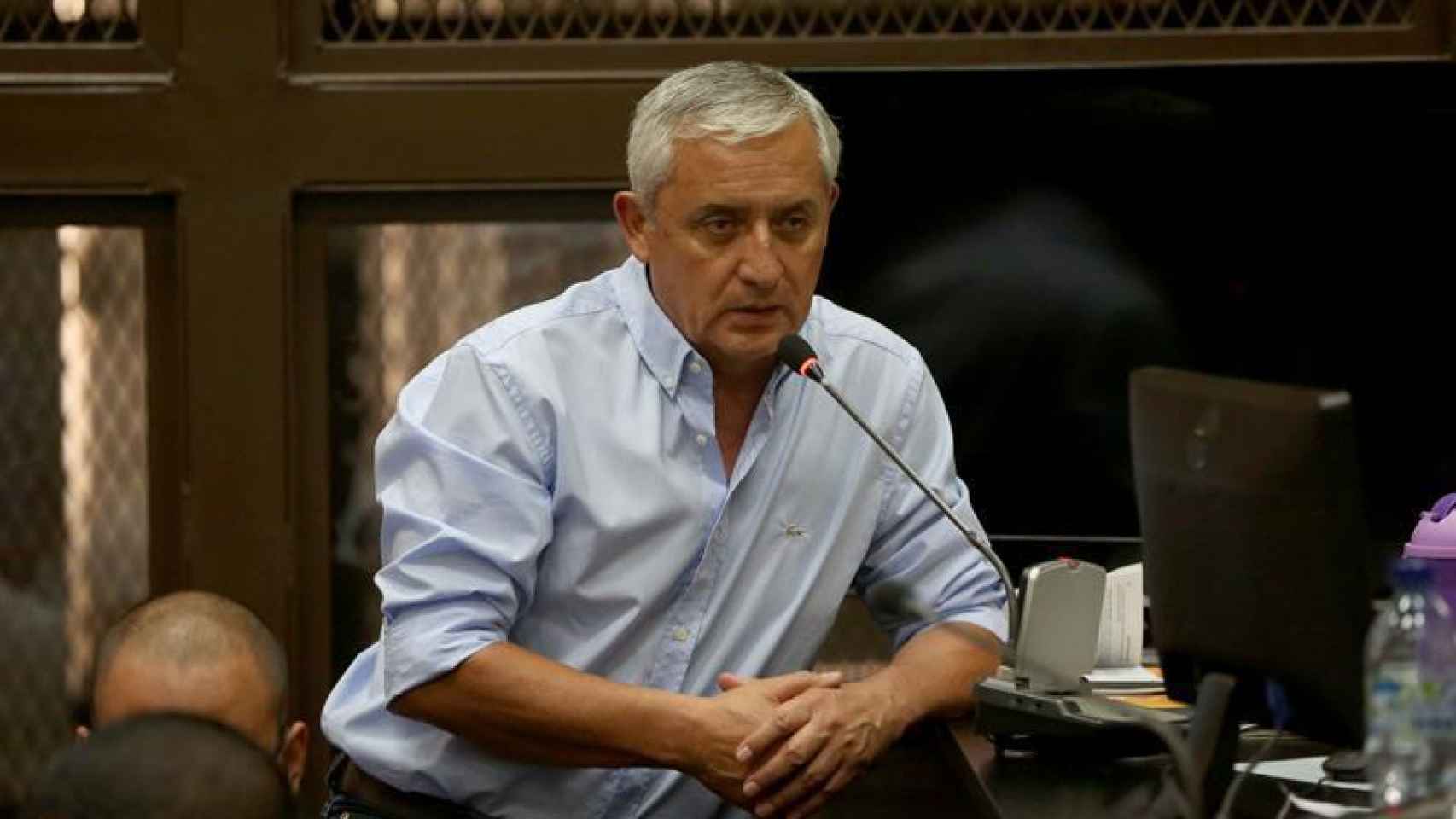 El expresidente de Guatemala Otto Pérez Molina, acusado de recibir sobornos.