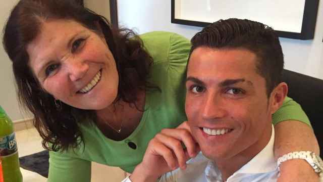 Dolores Aveiro con su hijo Cristiano Ronaldo