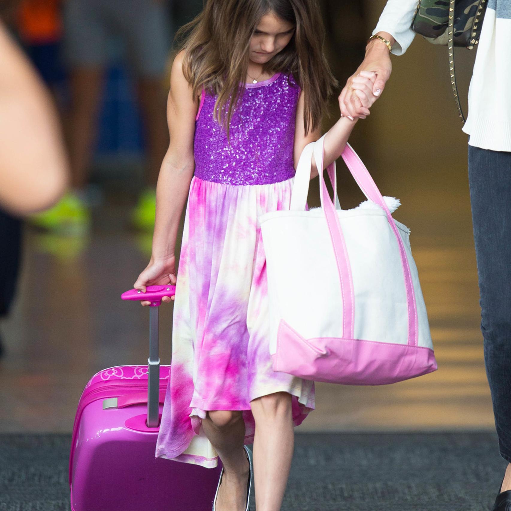 Suri en el aeropuerto de Nueva York