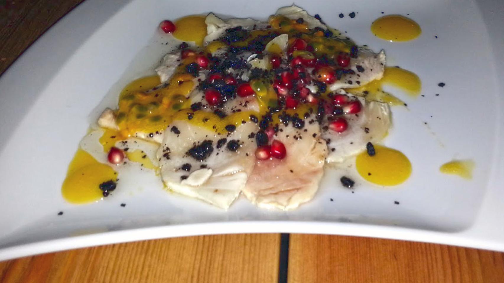 Uno de los platos que sirven en el Clandestino.