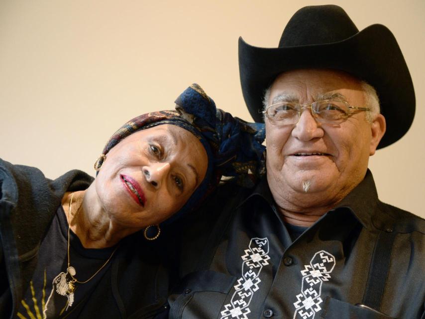 Omara Portuondo y Eliades Ochoa.