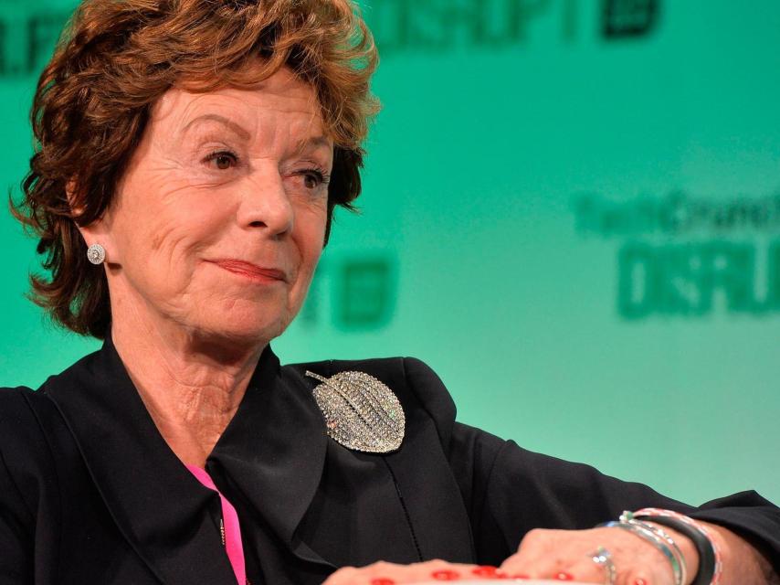 Neelie Kroes, ecomisaria de la UE.