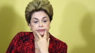 Dilma Rousseff durante una comparecencia en Palácio do Planalto.