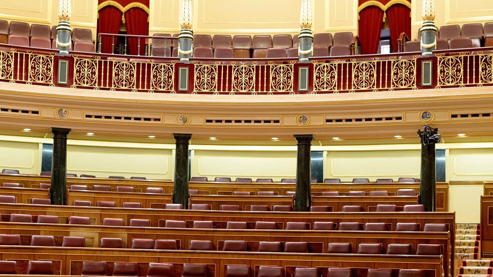 El Congreso, vacío.