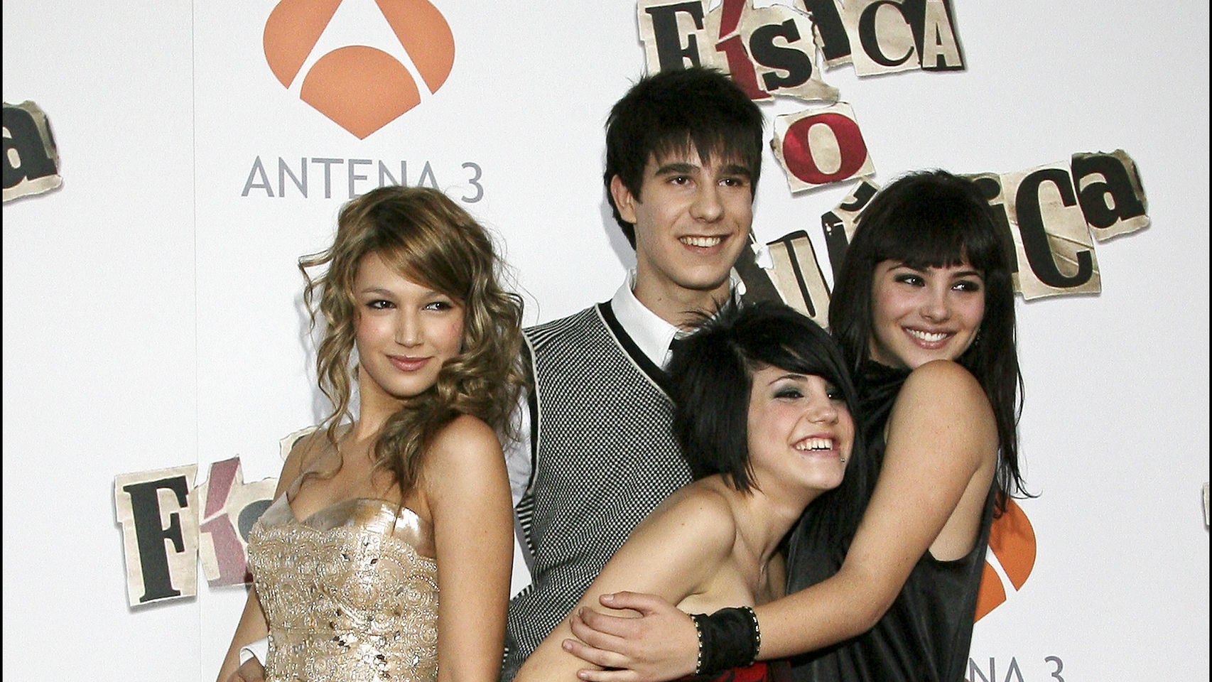 Úrsula Corberó, Javier Calvo, Angy Fernández y Andrea Duro, actores de Física y Química