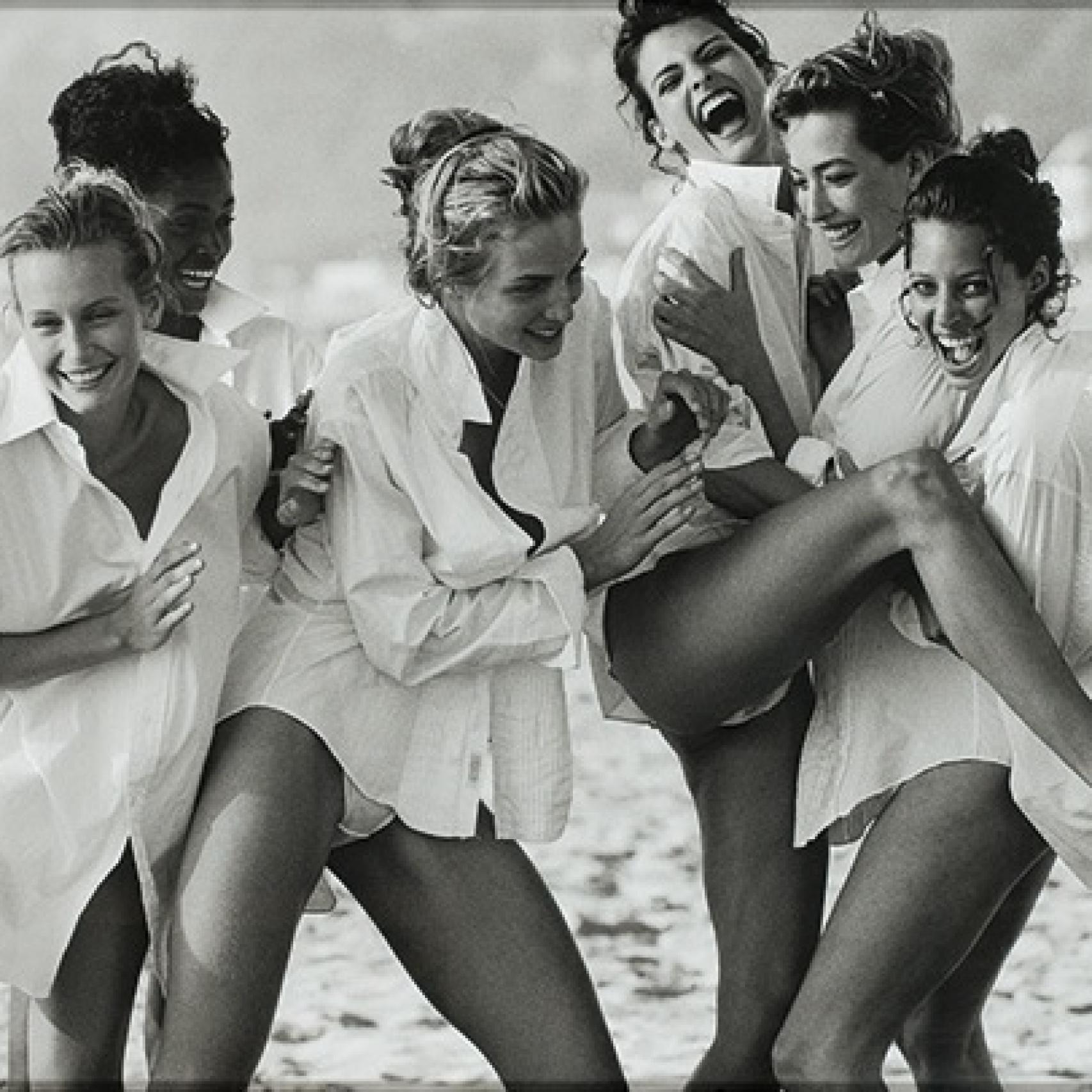 Linda Evangelista y Christy Turlington entre las supermodelos fotografiadas por Lindbergh
