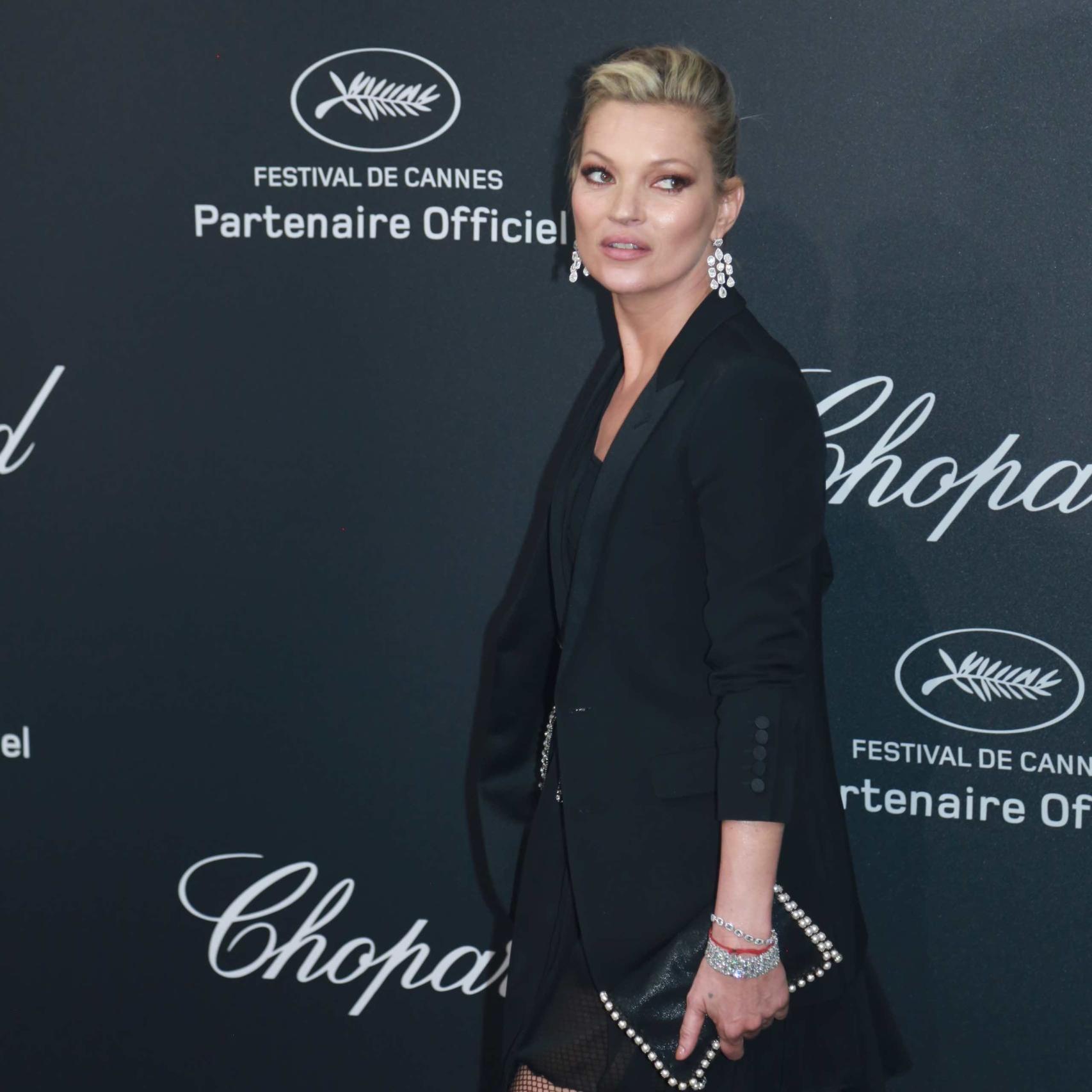Kate Moss en la fiesta de Chopard en Cannes