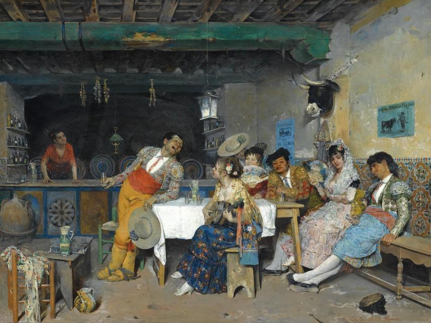 Francisco Peralta del_Campo: Diversión en la taberna (1873)