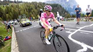 Steven Kruijswijk durante la cronoescalada del Giro este domingo.