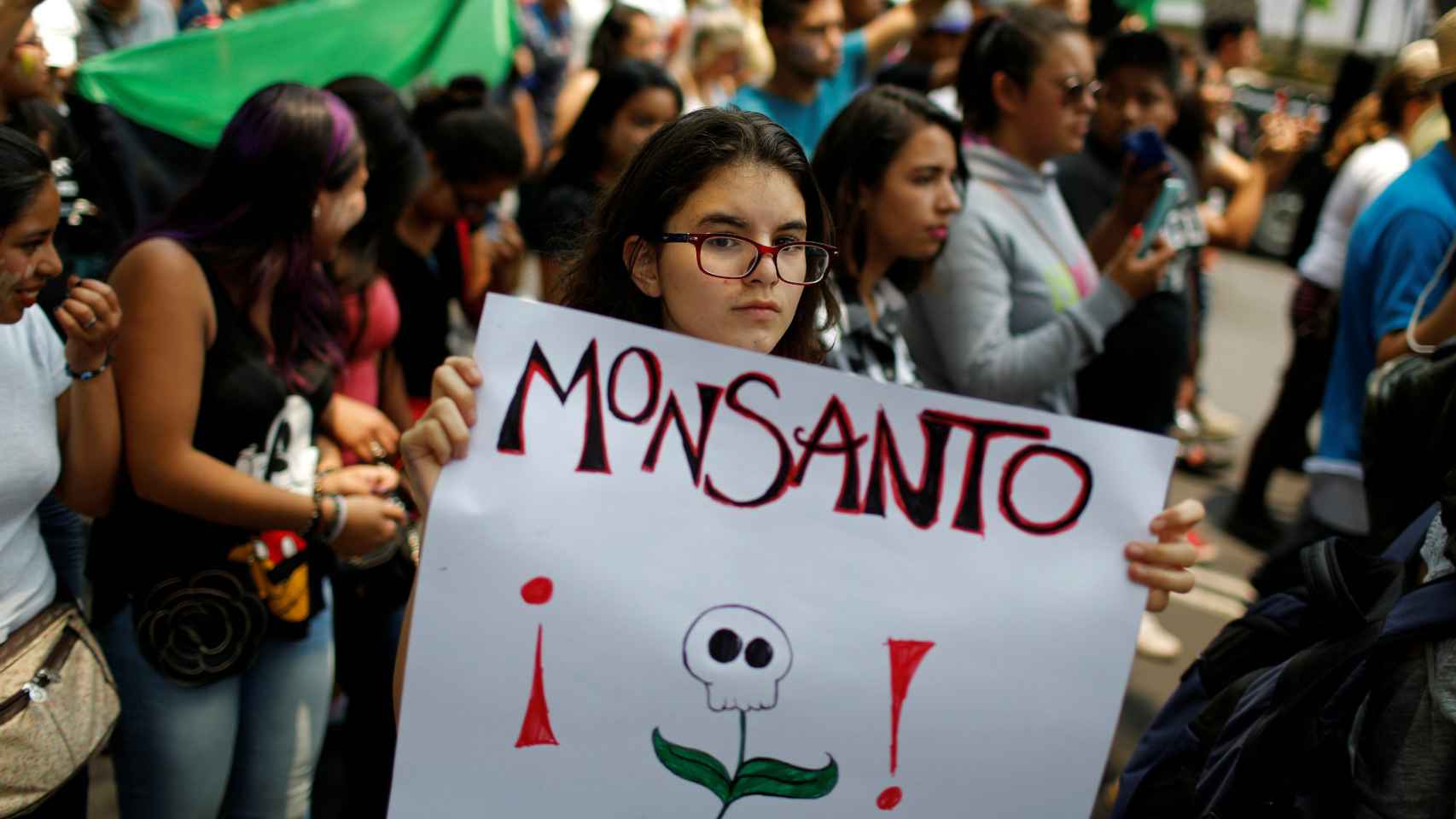 Manifestación contra Monsanto en Mexico.