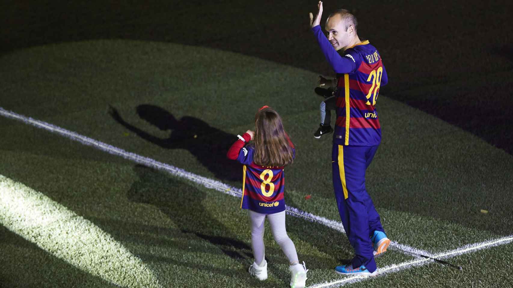 Las mejores imágenes de la celebración del doblete del Barça en el Camp Nou