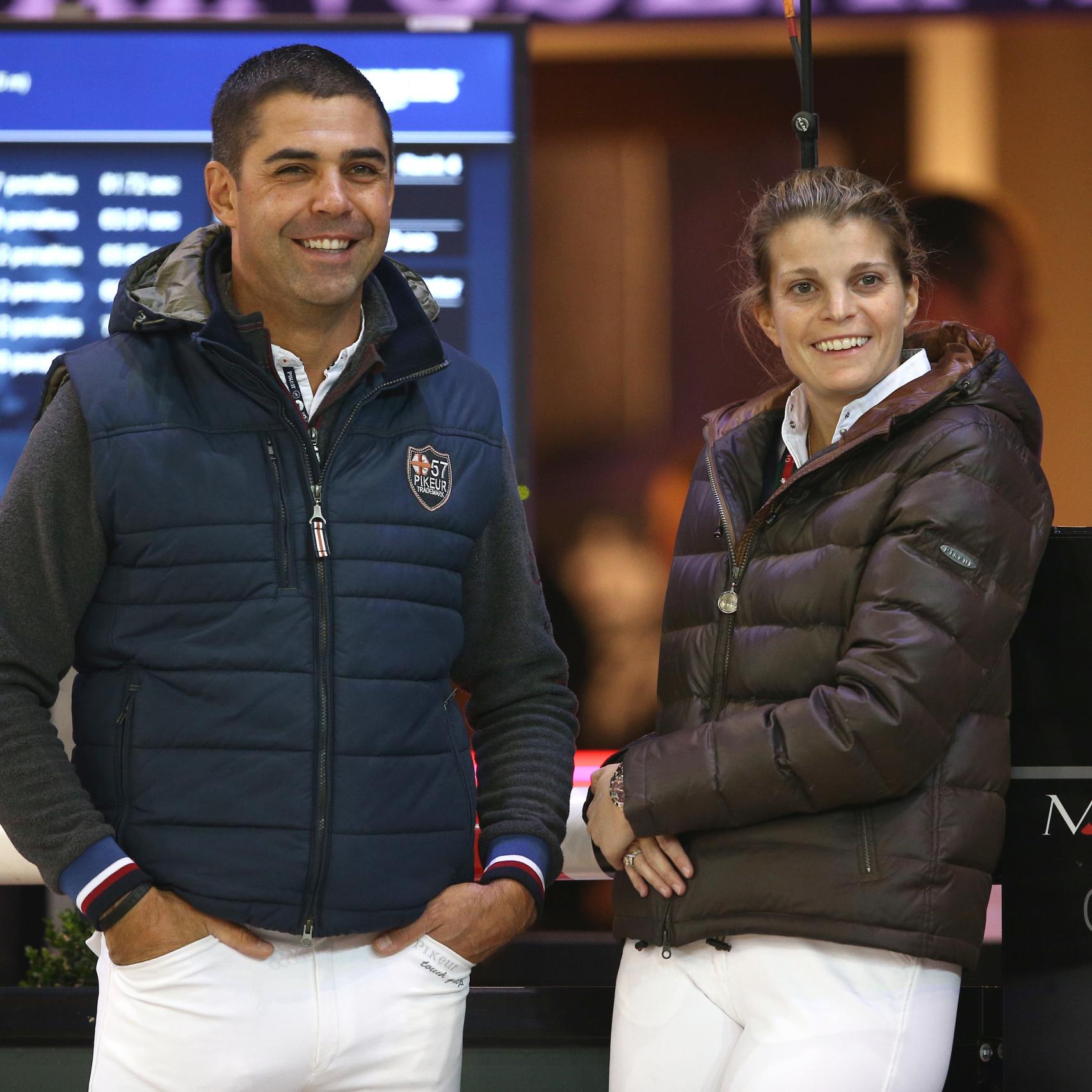 Athina y Doda en el campeonato de París