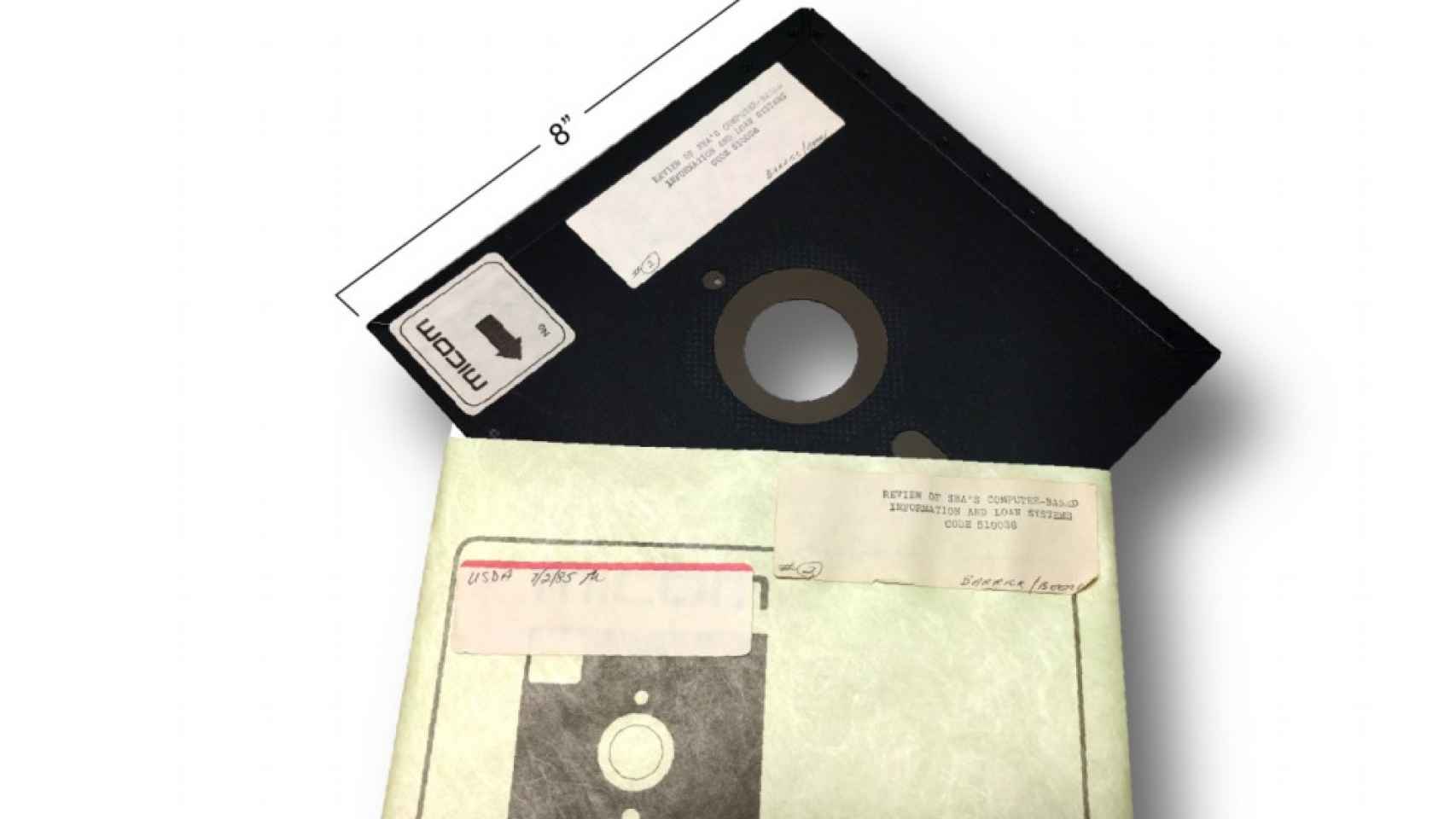 ¿Te acuerdas de los disquetes de 8 pulgadas?