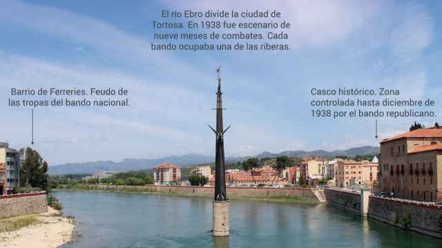 Monumento a la Batalla del Ebro en Tortosa