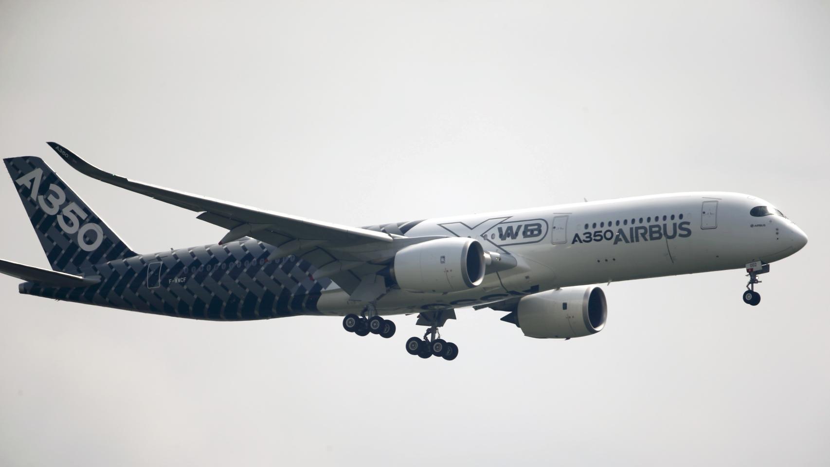 Un avión de la compañía Airbus.