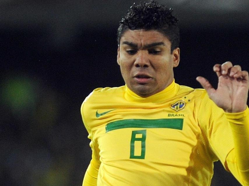 Casemiro con Brasil.