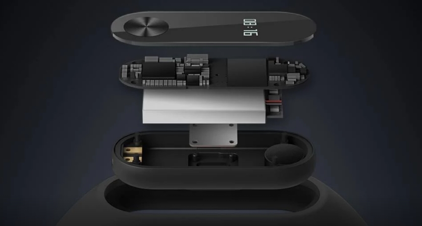 mi band 2 interior
