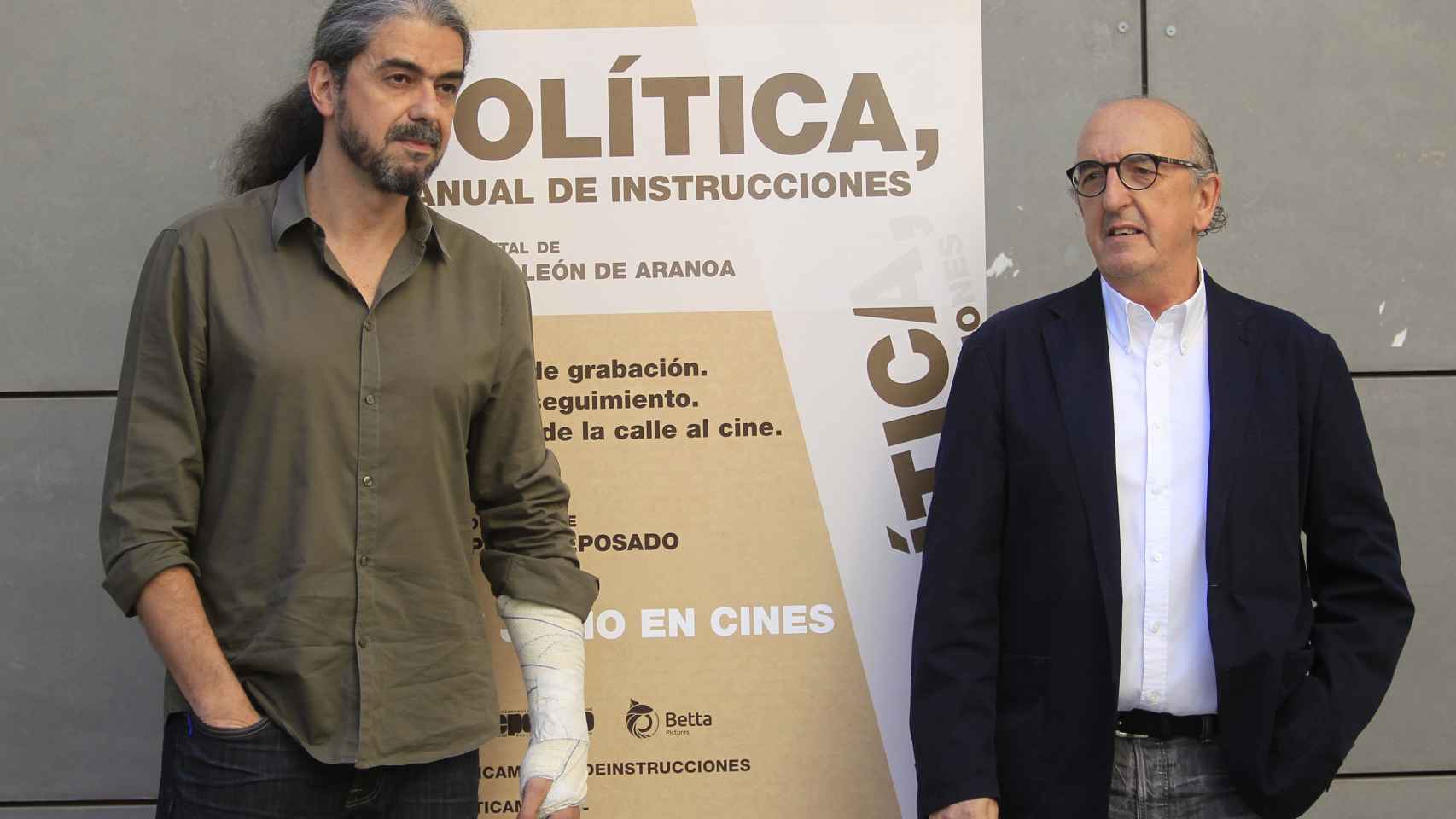 Jaume Roures, en una imagen de archivo, junto a Fernando León de Aranoa.