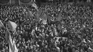 Manifestación en Madrid en 1936./