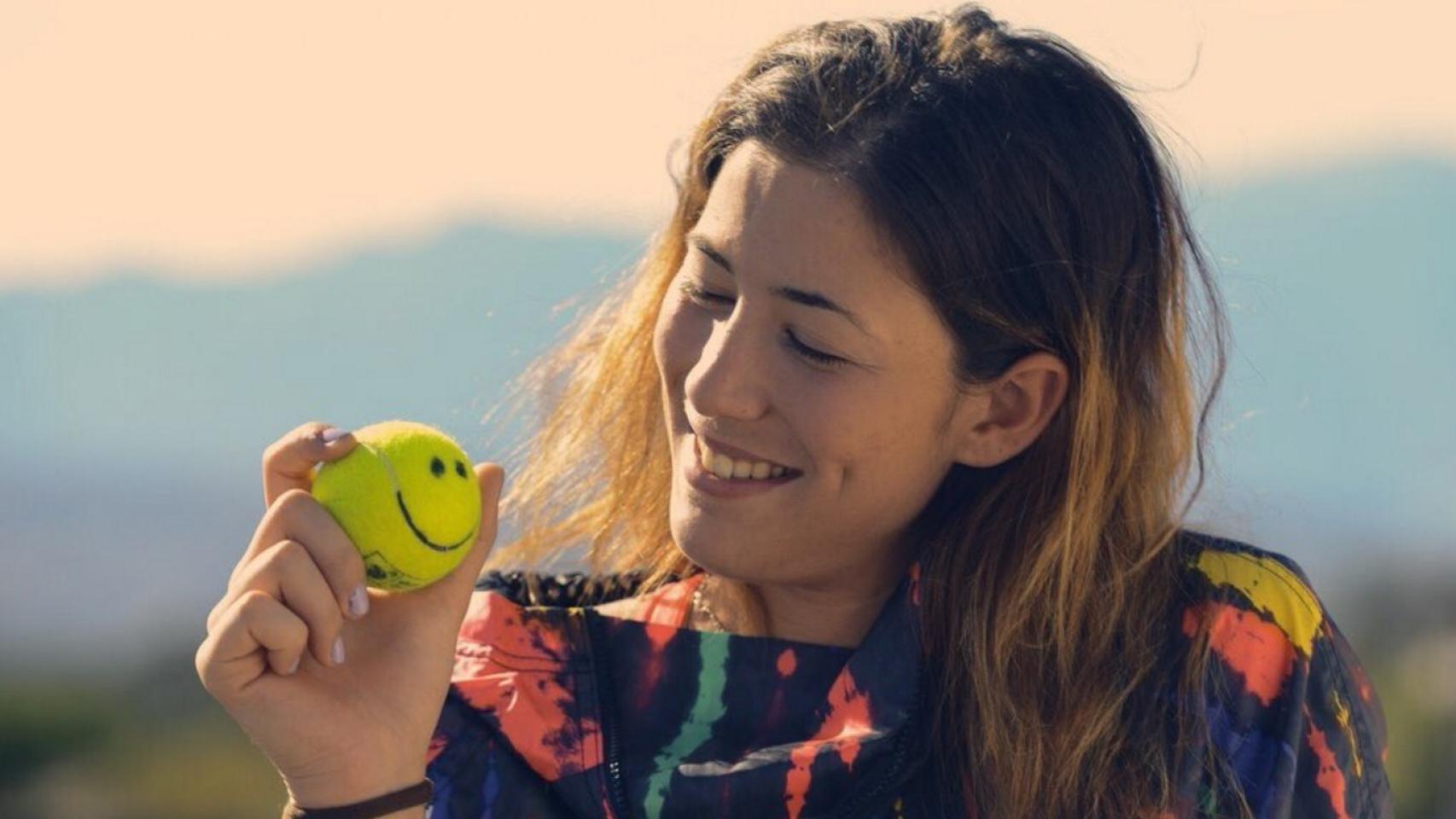 Garbiñe nunca pierde la sonrisa