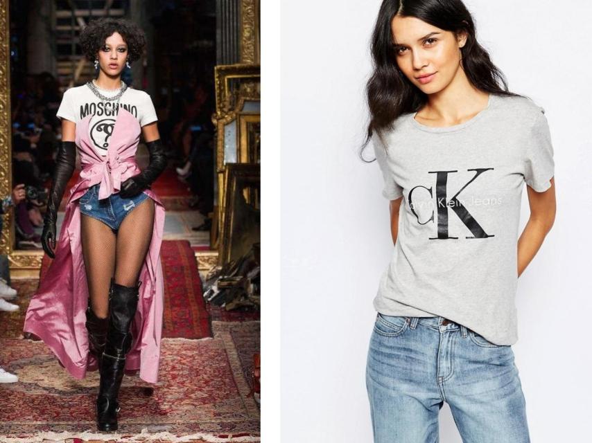 Moschino y Calvin Klein.