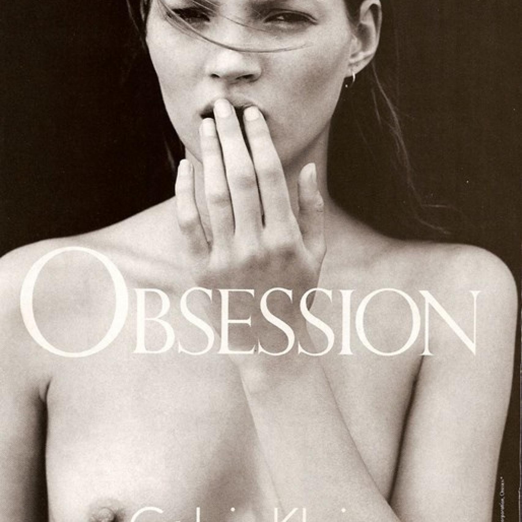 Kate Moss en la fotografía de Mario Sorrenti para Calvin Klein