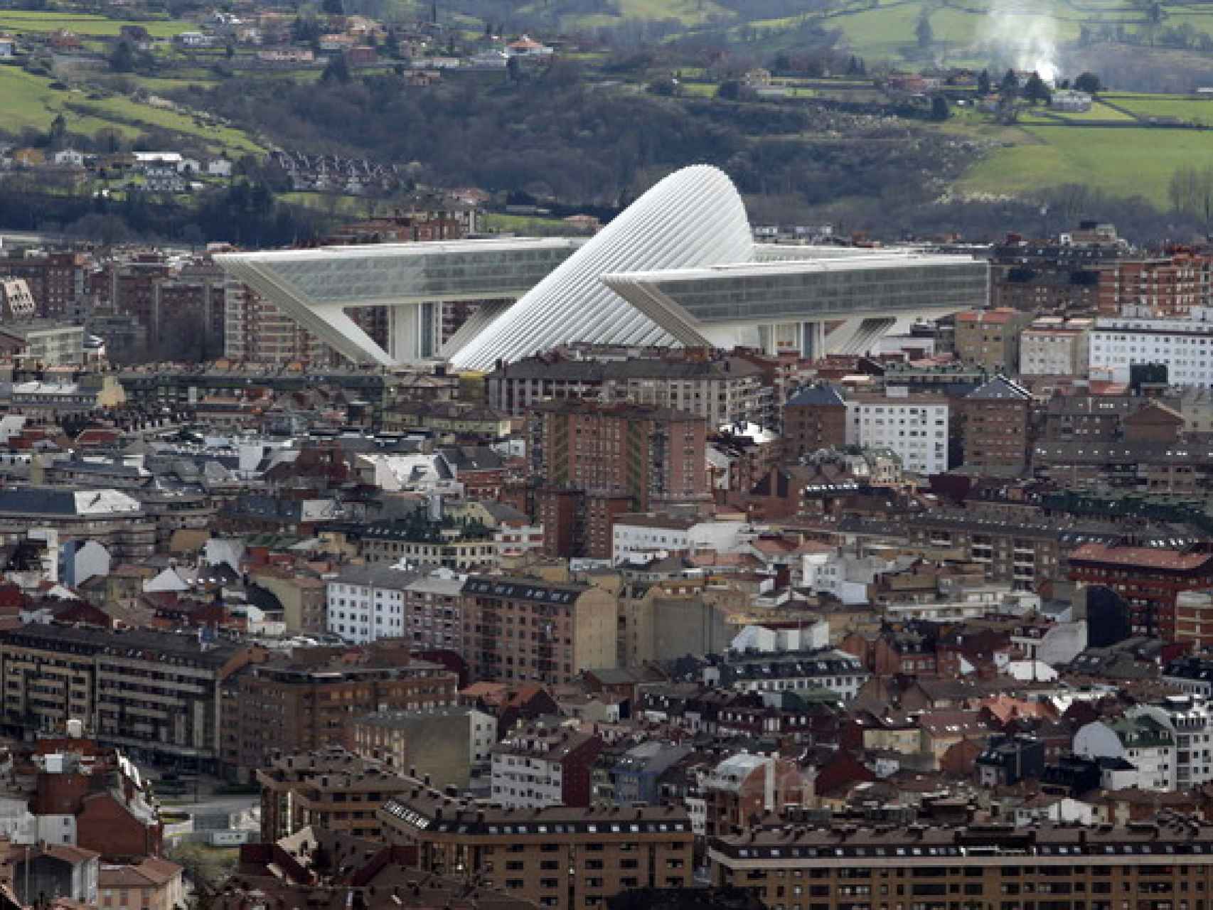 Imagen del Palacio de Congresos de Oviedo, de Santiago Calatrava.