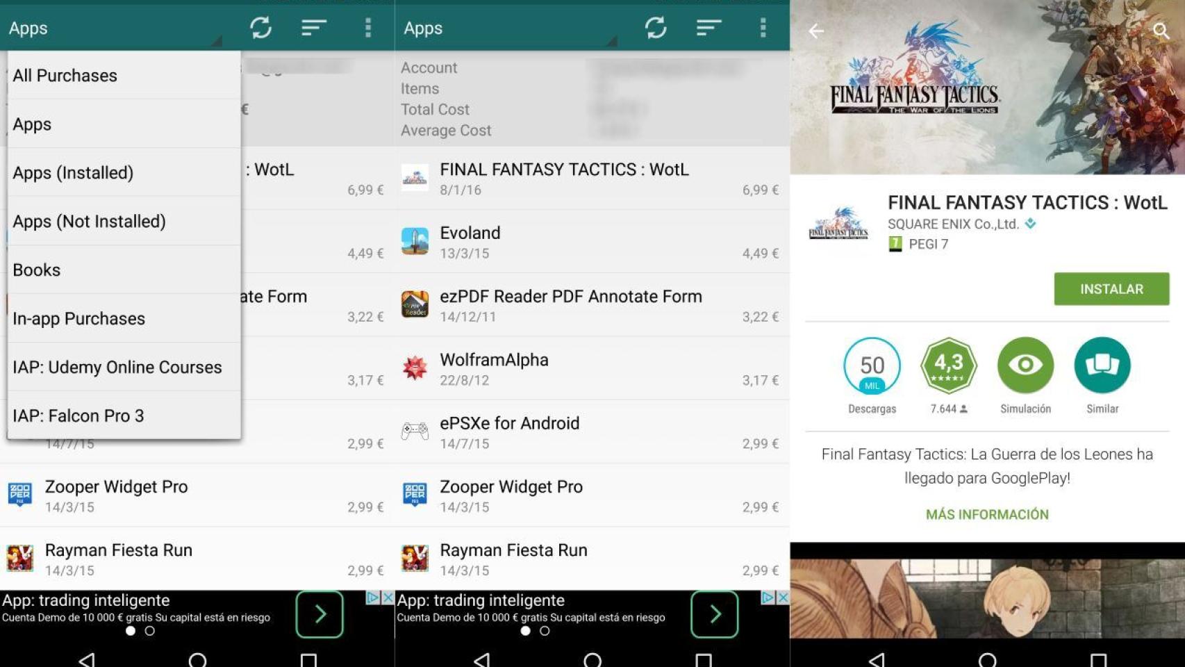 Google - Aplicaciones en Google Play