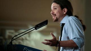 El candidato de Podemos, Pablo Iglesias