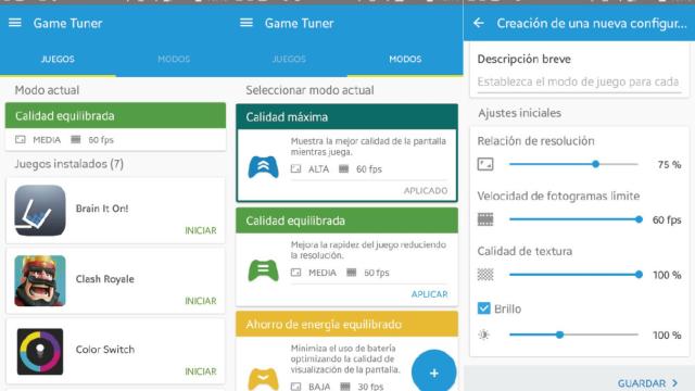 Samsung Game Launcher y Game Tuner, disfruta al máximo de los juegos