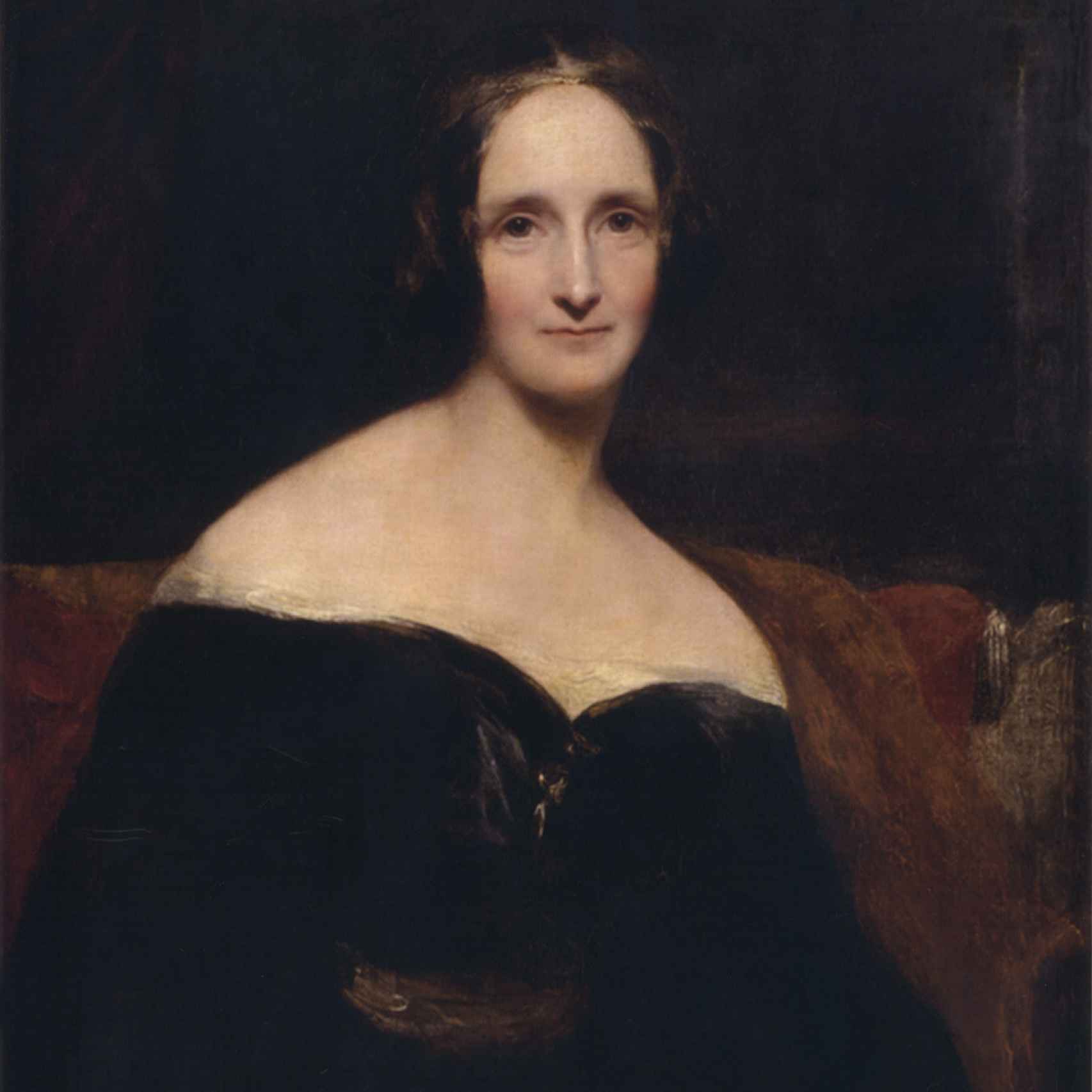 La joven Mary Shelley, madre del mito de Frankenstein.