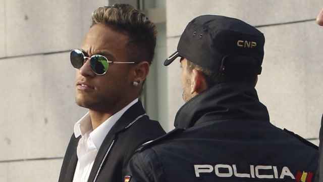 Foto de archivo de Neymar al llegar a la Audiencia Nacional.