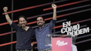 Iglesias apuesta en Barcelona por un referéndum de independencia para Cataluña