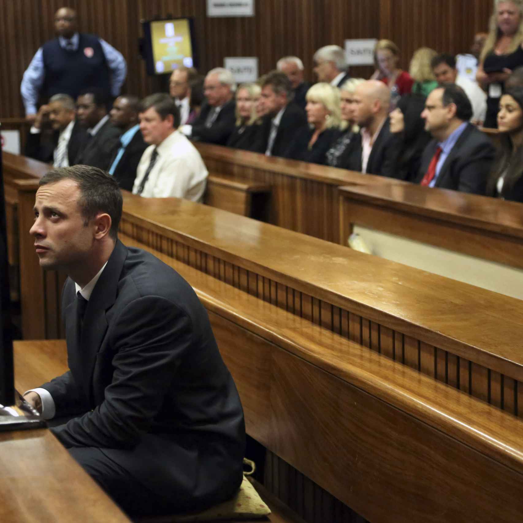 Oscar Pistorius en la corte superior de Pretoria (Sudáfrica)