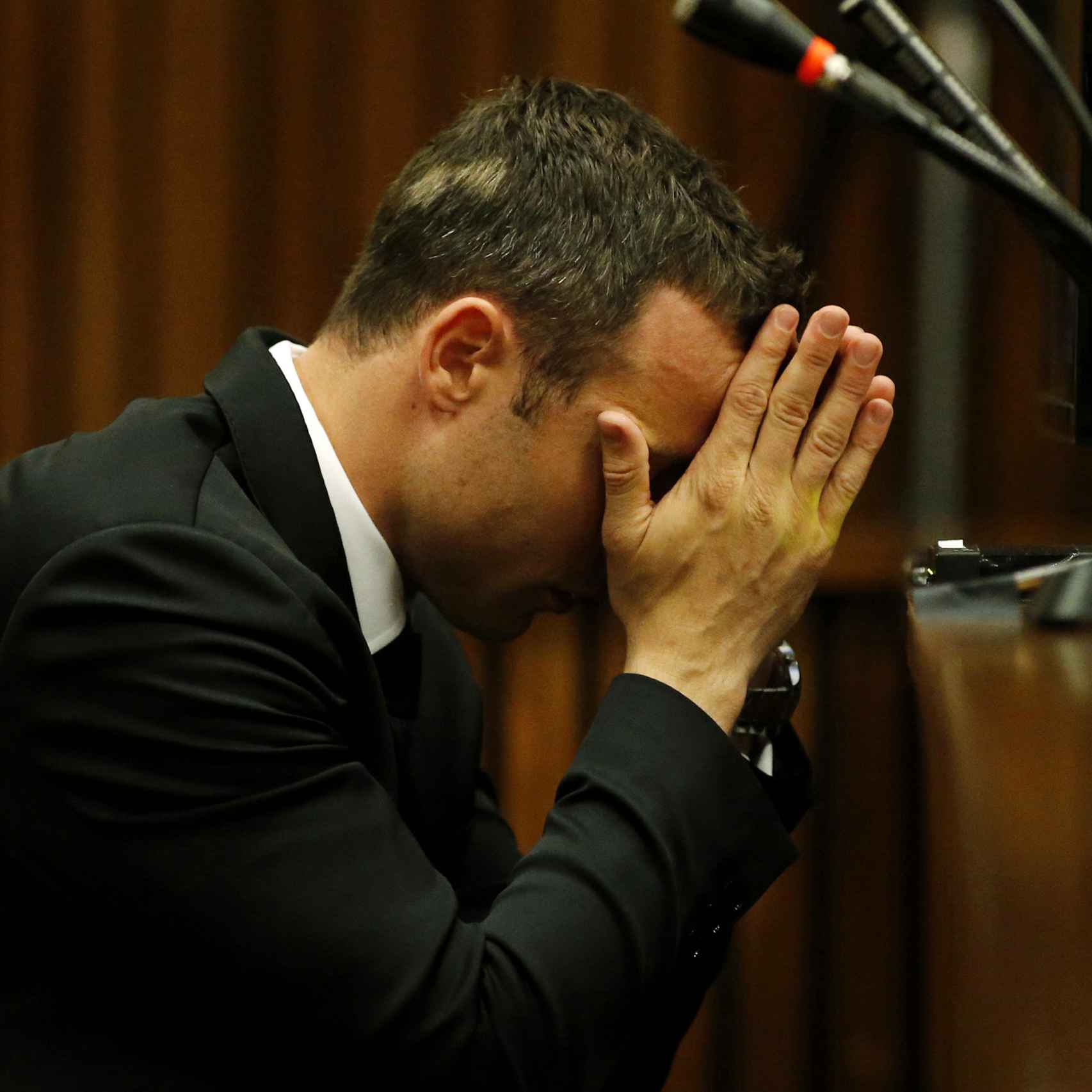 Pistorius el trecer día de juicio en marzo de 2014