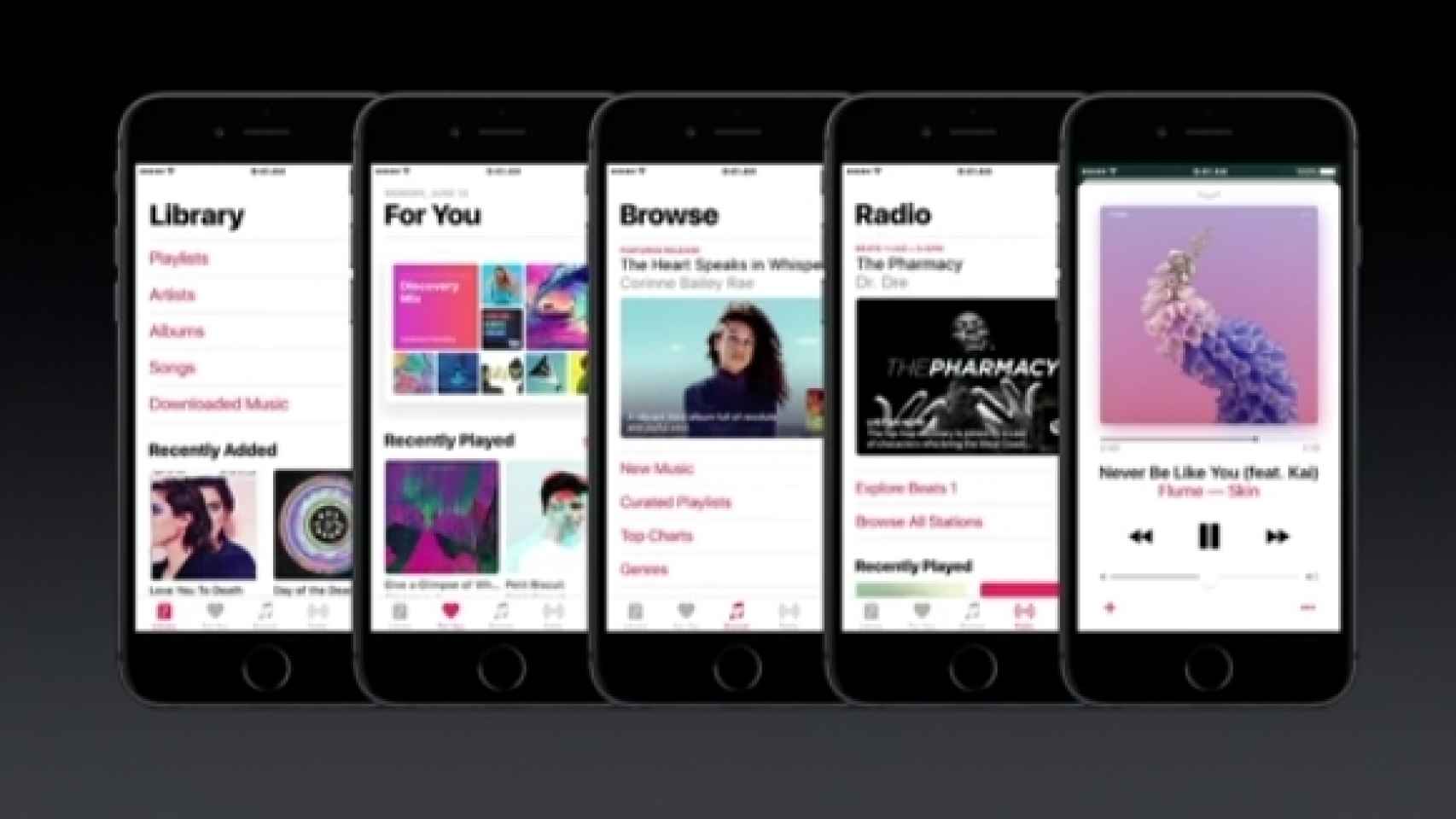 Apple Music viene preinstalado en todos los iPhone