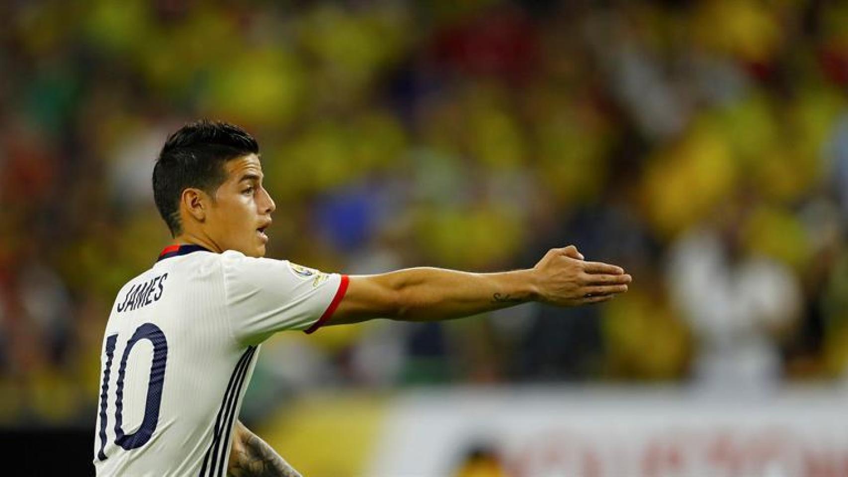 James Rodríguez, durante la Copa América.