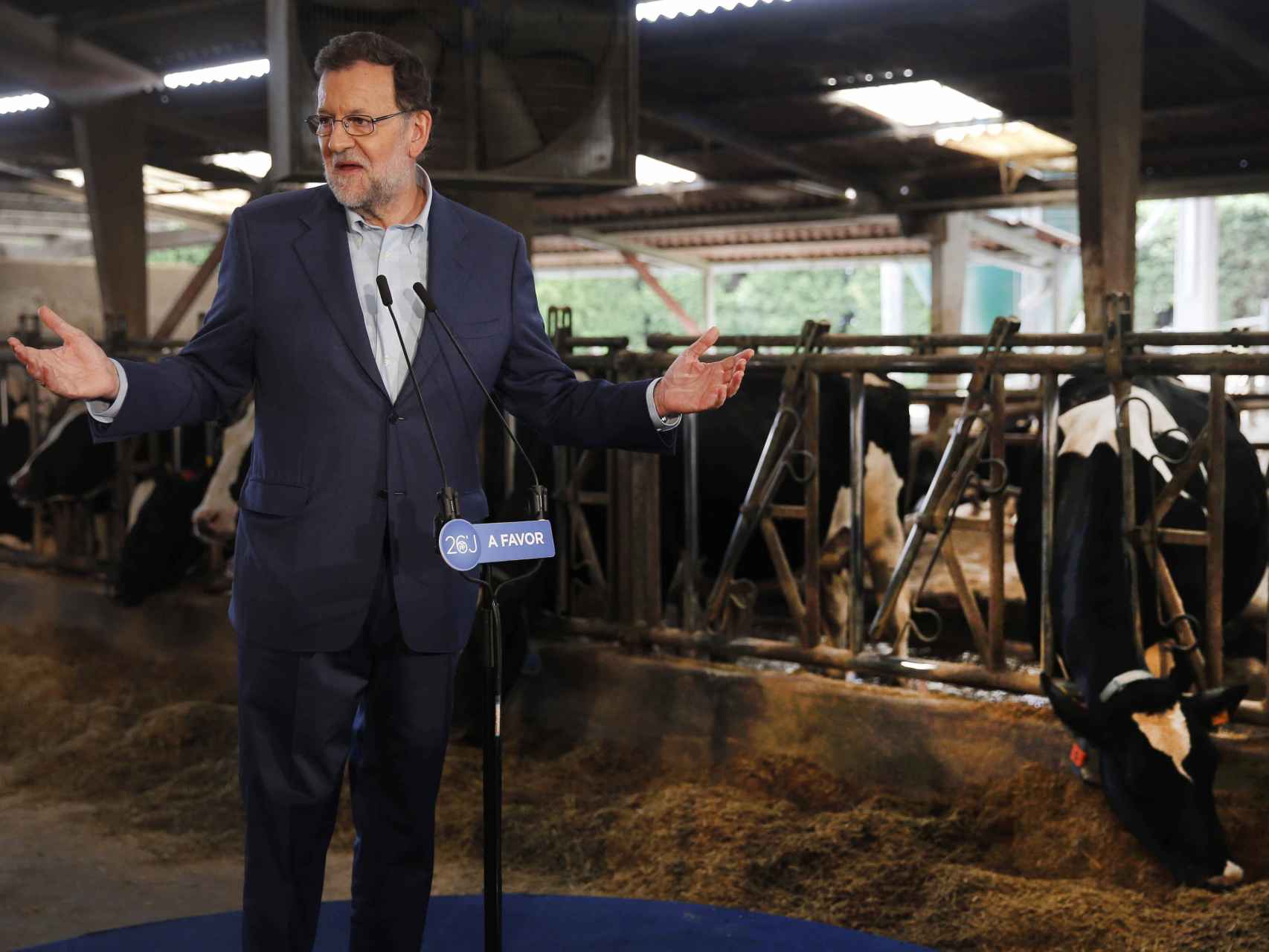Rajoy, en Asturias.
