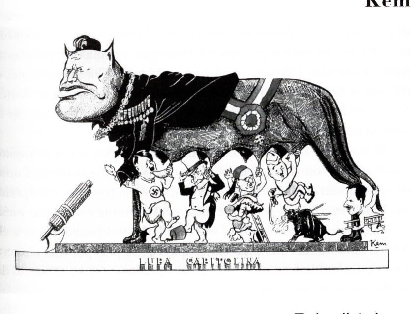 Kem, 1936. Todos dictadores: una de las viñetas que aparecen en la recopilación histórica de Roberto Fandiño.
