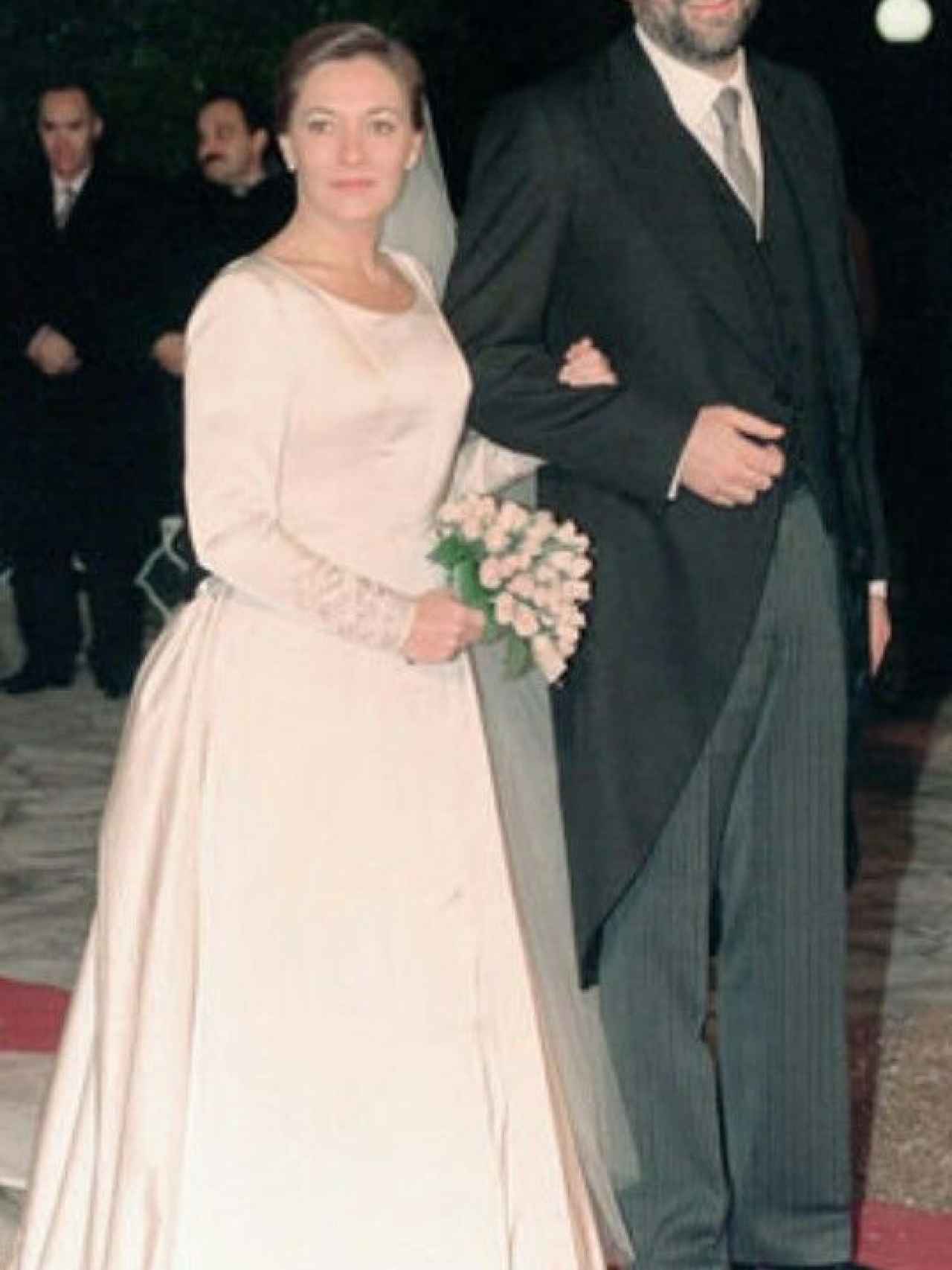Imagen de la boda de Mariano Rajoy y Elvira Fernández