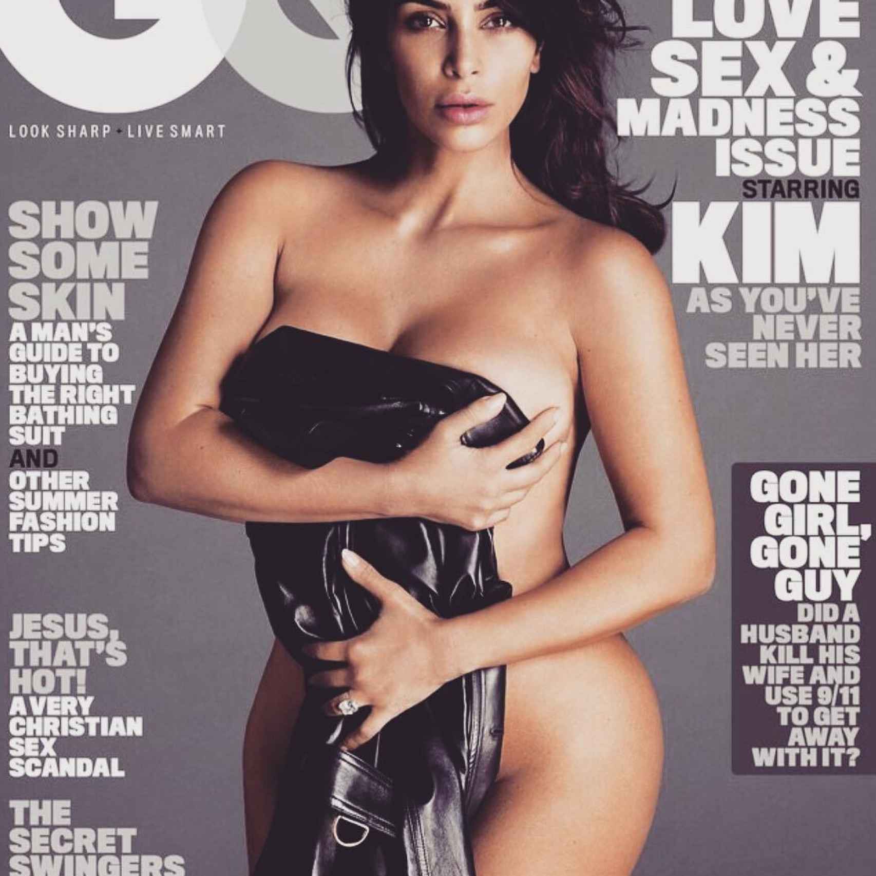 Kim Kardashian en la portada del GQ estadounidense