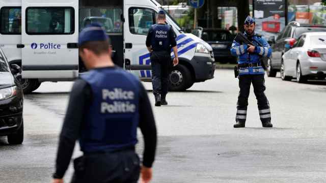La policía belga, durante una reciente reconstrucción de los atentados del 22-M