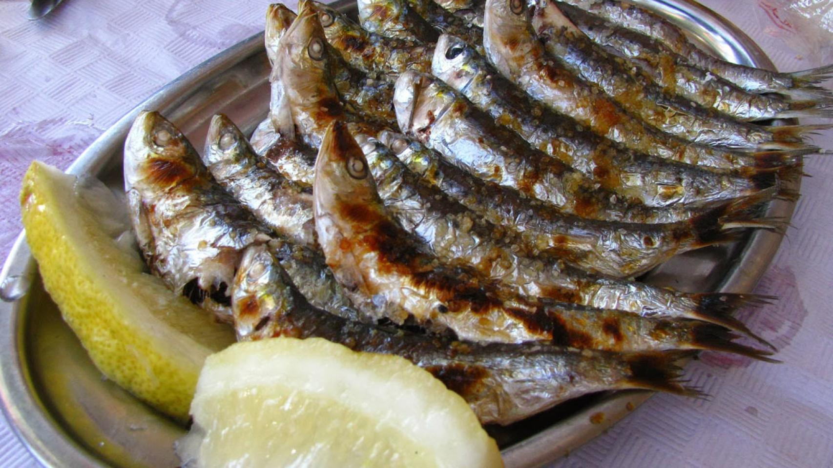 Una de las especialidades de este local son las sardinas asadas.