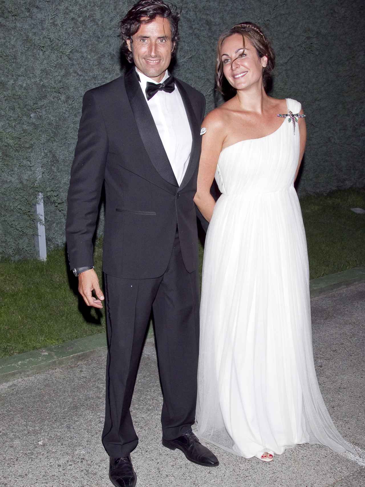 Jorge Juan Pérez y Ana Milán el día de su boda (2011)
