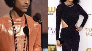 Prince en los Grammy de 2015 y Judith Hill en los Critics' Choice Movie Awards