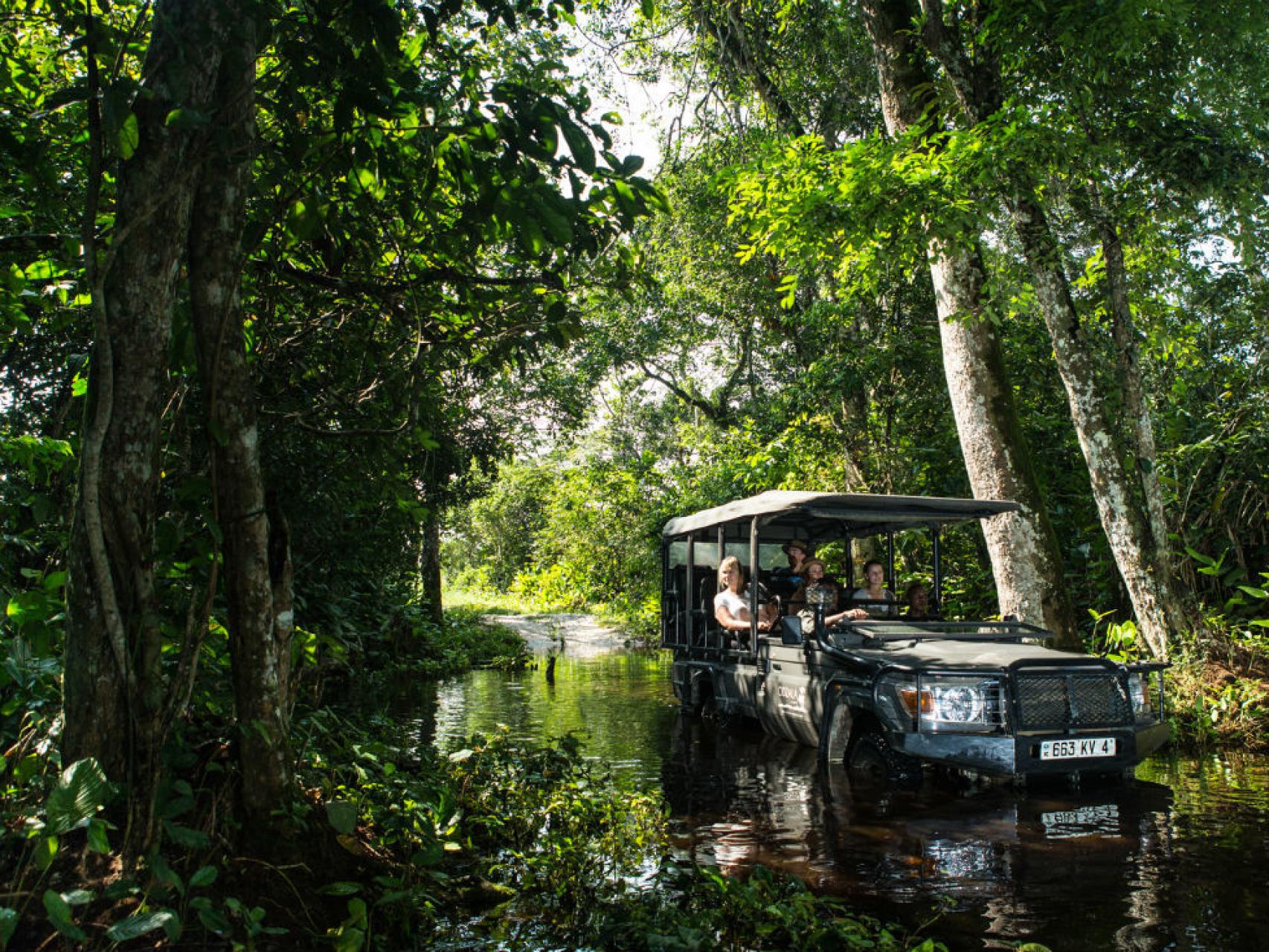 De safari por el Congo.