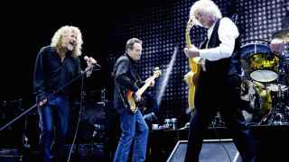 Led Zeppelin celebrando el 40 aniversario de “Physical Graffiti”.