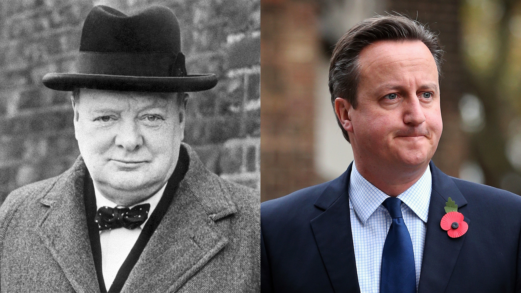 Churchill y Cameron.