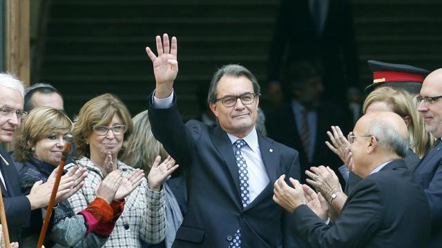 Artur MAs declaró ante el TSJC el pasado mes de marzo.