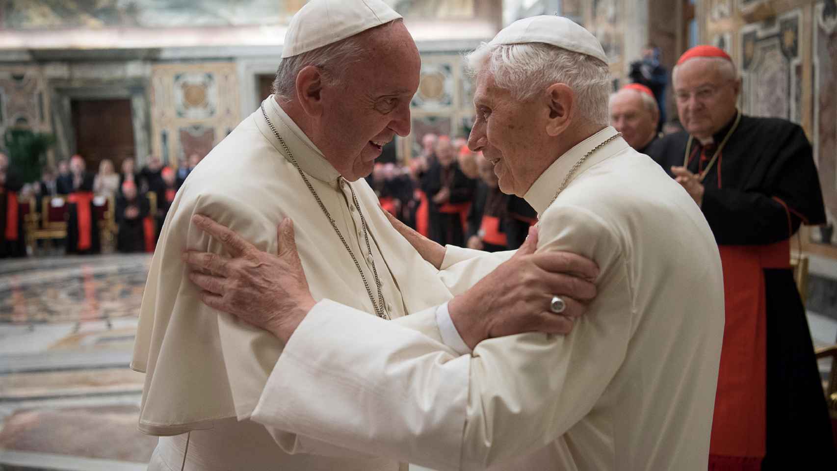 Benedicto XVI y Francisco I.